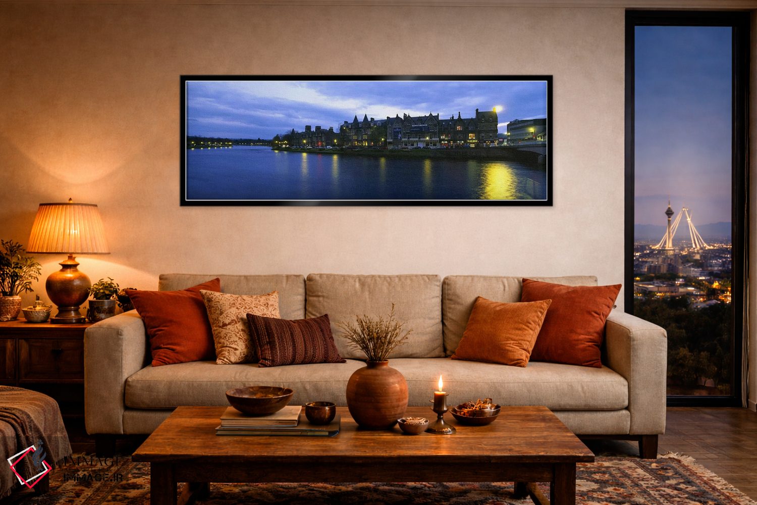 تابلو دکوراتیو Inverness, Highlands, Scotland, United Kingdom,ساختمان… اثر پانورامیک ایمجز - D5B