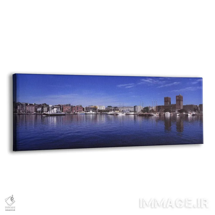 تابلو دکوراتیو Oslo Harbor, Oslo, Ostlandet, Norway,معماری کنار آب، بن… اثر پانورامیک ایمجز - نمای پرسپکتیو محصول