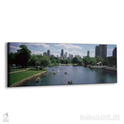 تابلو دکوراتیو Lincoln Park, Chicago, Illinois, USA,نمای بالا از گروهی… اثر پانورامیک ایمجز - نمای پرسپکتیو محصول