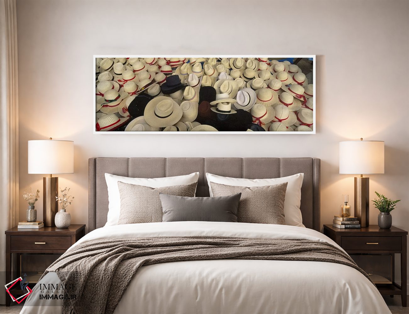 تابلو دکوراتیو San Francisco El Alto, Guatemala,نمای بالا از کلاه ها د… اثر پانورامیک ایمجز - D4W