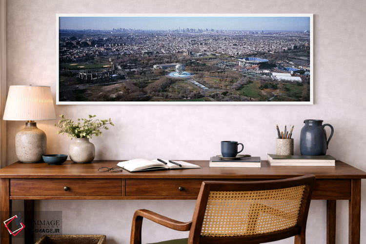 تابلو دکوراتیو From Queens Looking Towards Manhattan, NYC, New York Ci… اثر پانورامیک ایمجز - D1W