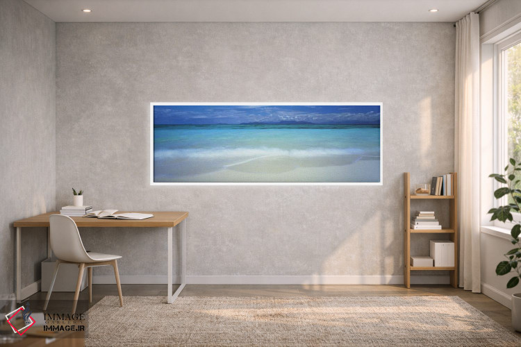 تابلو دکوراتیو Great Barrier Reef, Queensland, Australia,ابرها بر فراز… اثر پانورامیک ایمجز - D1W