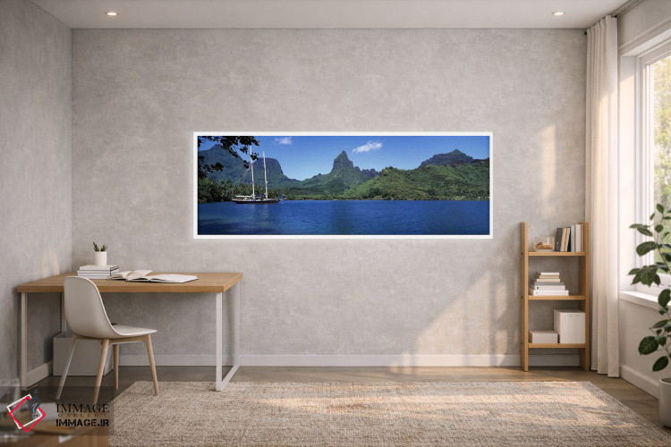 تابلو دکوراتیو Opunohu Bay, Mo'orea, Windward Islands, Society Islands… اثر پانورامیک ایمجز - D1W