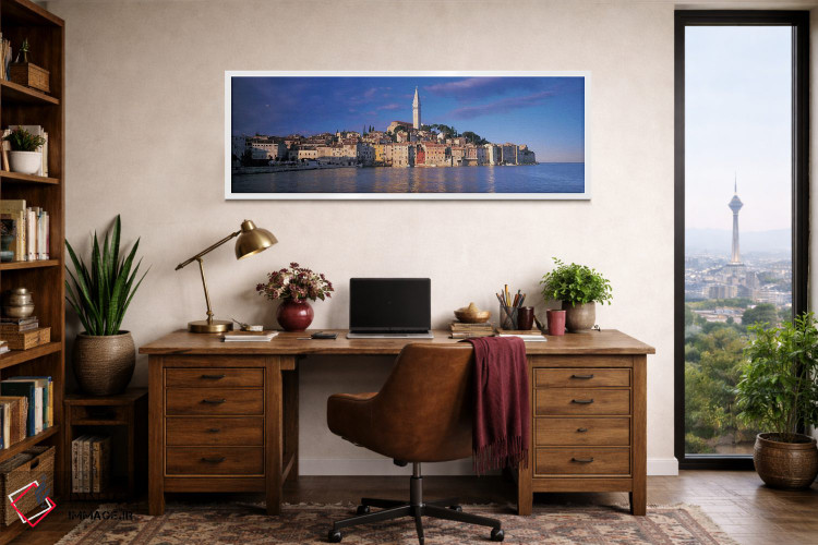 تابلو دکوراتیو Rovinj, Croatia,شهر کنار آب، رووینی، کرواسی اثر پانورامیک ایمجز - D1W