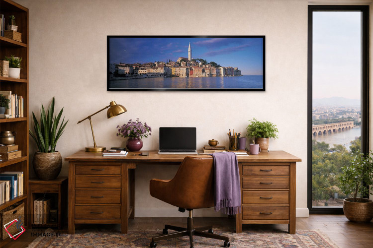 تابلو دکوراتیو Rovinj, Croatia,شهر کنار آب، رووینی، کرواسی اثر پانورامیک ایمجز - D3B