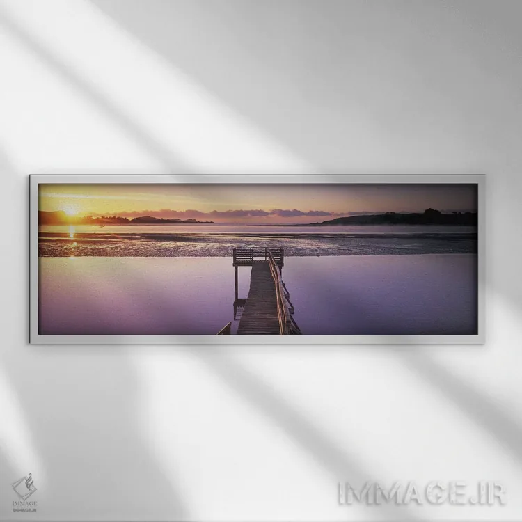 تابلو دکوراتیو Pounawea, The Catlins, South Island New Zealand, New Ze… اثر پانورامیک ایمجز - نمای قابدار سفید