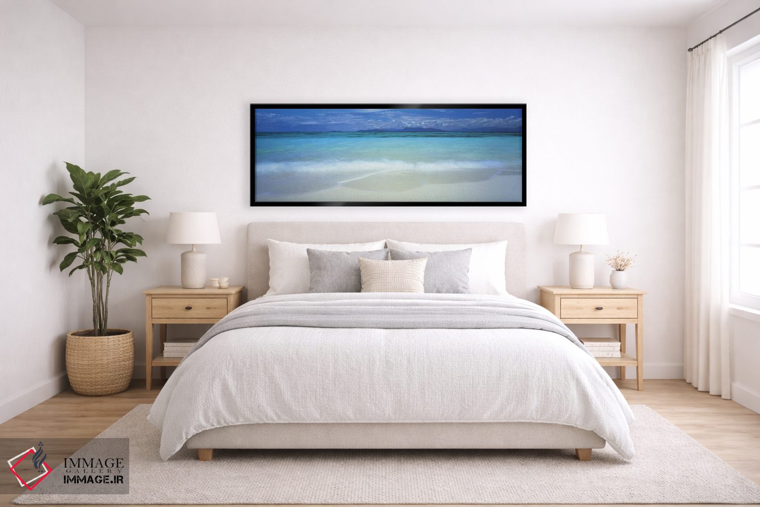 تابلو دکوراتیو Great Barrier Reef, Queensland, Australia,ابرها بر فراز… اثر پانورامیک ایمجز - D6B