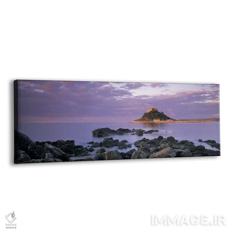 تابلو دکوراتیو Mount's Bay, Cornwall, England, United Kingdom,نمای دور… اثر پانورامیک ایمجز - نمای پرسپکتیو محصول