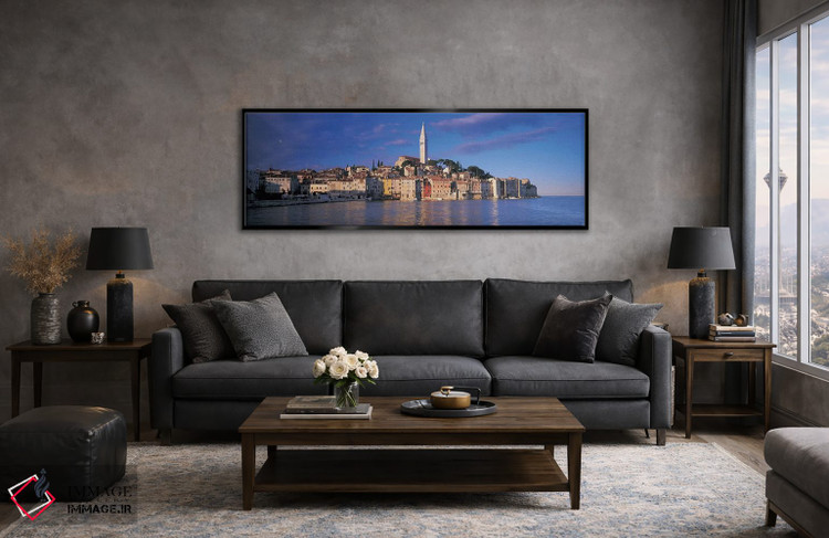 تابلو دکوراتیو Rovinj, Croatia,شهر کنار آب، رووینی، کرواسی اثر پانورامیک ایمجز - D6B