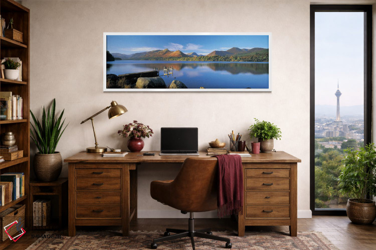 تابلو دکوراتیو Derwentwater, Lake District National Park, Cumbria, Eng… اثر پانورامیک ایمجز - D1W