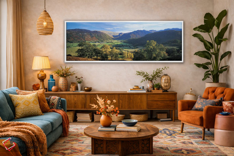 تابلو دکوراتیو Borrowdale, Lake District, Cumbria, England, United Kin… اثر پانورامیک ایمجز - D1W