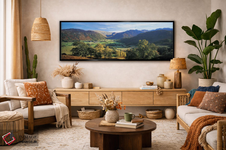 تابلو دکوراتیو Borrowdale, Lake District, Cumbria, England, United Kin… اثر پانورامیک ایمجز - D2B
