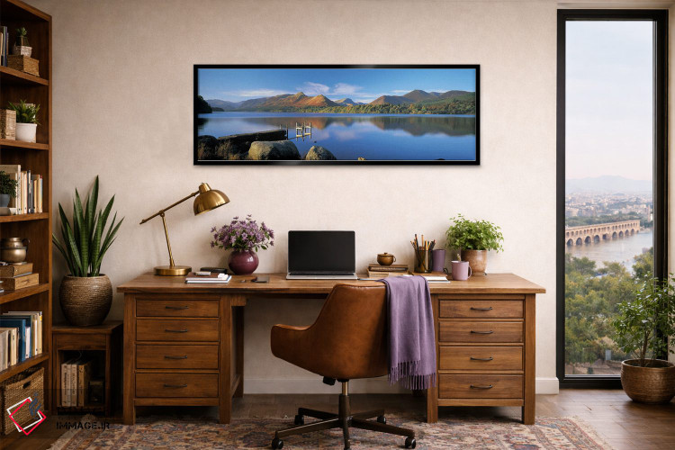 تابلو دکوراتیو Derwentwater, Lake District National Park, Cumbria, Eng… اثر پانورامیک ایمجز - D3B