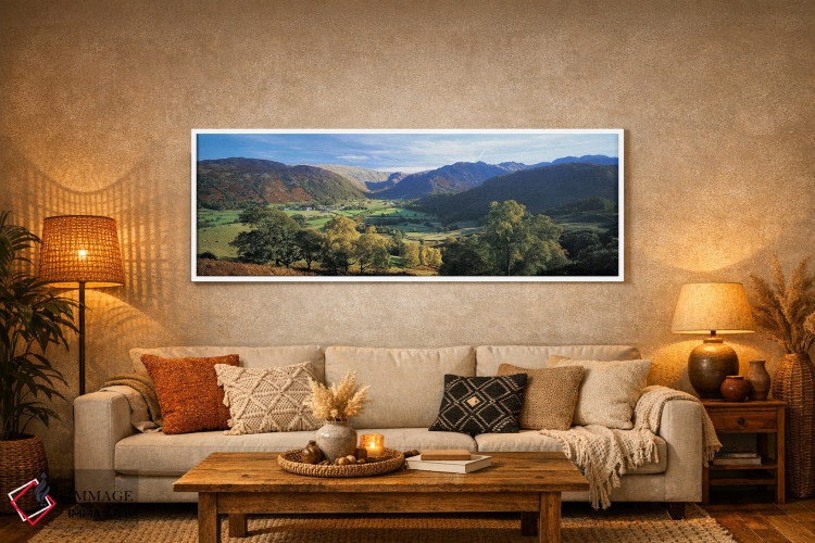 تابلو دکوراتیو Borrowdale, Lake District, Cumbria, England, United Kin… اثر پانورامیک ایمجز - D5W