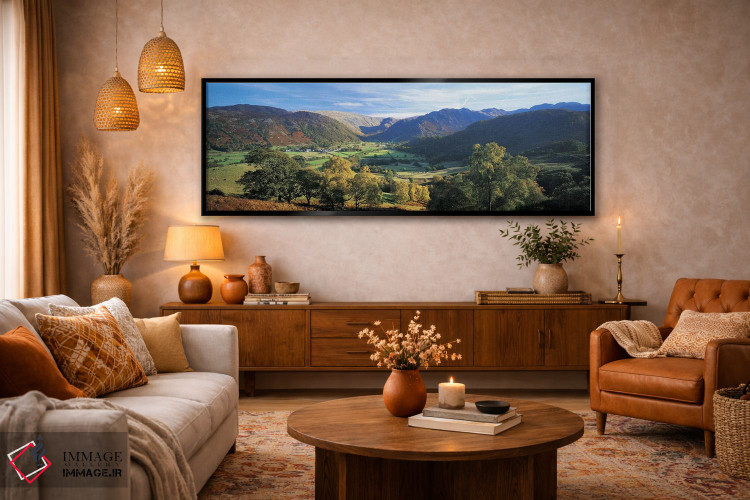 تابلو دکوراتیو Borrowdale, Lake District, Cumbria, England, United Kin… اثر پانورامیک ایمجز - D6B