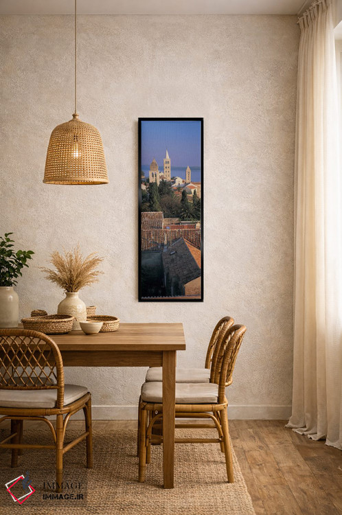 تابلو دکوراتیو Rab Island, Croatia,نمای بالا از یک شهر، جزیره راب، کرو… اثر پانورامیک ایمجز - D4B