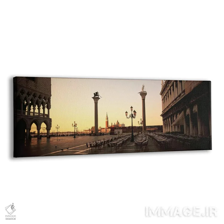 تابلو دکوراتیو Venice, Italy,میدانچه سان مارکو در غروب، ونیز، ایتالیا اثر پانورامیک ایمجز - نمای پرسپکتیو محصول