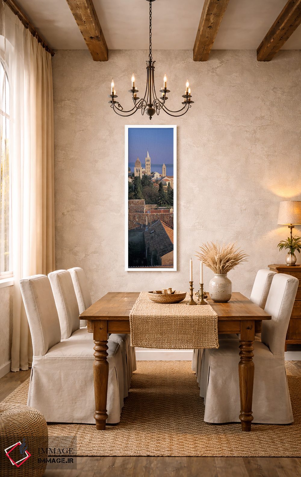 تابلو دکوراتیو Rab Island, Croatia,نمای بالا از یک شهر، جزیره راب، کرو… اثر پانورامیک ایمجز - D5W