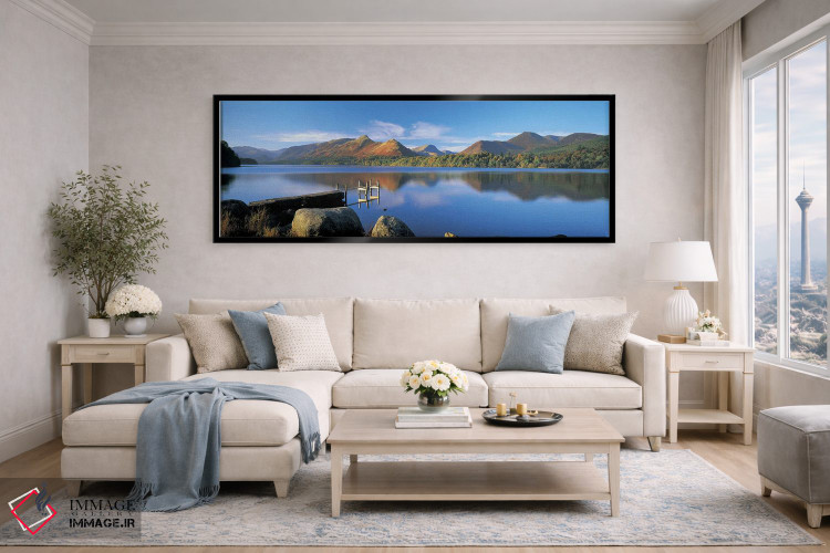 تابلو دکوراتیو Derwentwater, Lake District National Park, Cumbria, Eng… اثر پانورامیک ایمجز - D6B