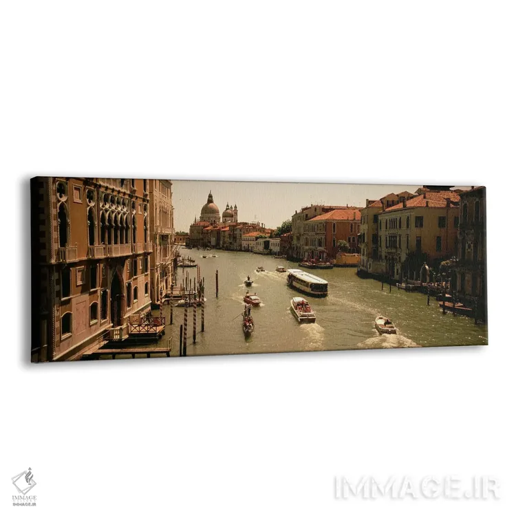 تابلو دکوراتیو Grand Canal, Venice, Italy,فعالیت روزانه، گراند کانال… اثر پانورامیک ایمجز - نمای پرسپکتیو محصول