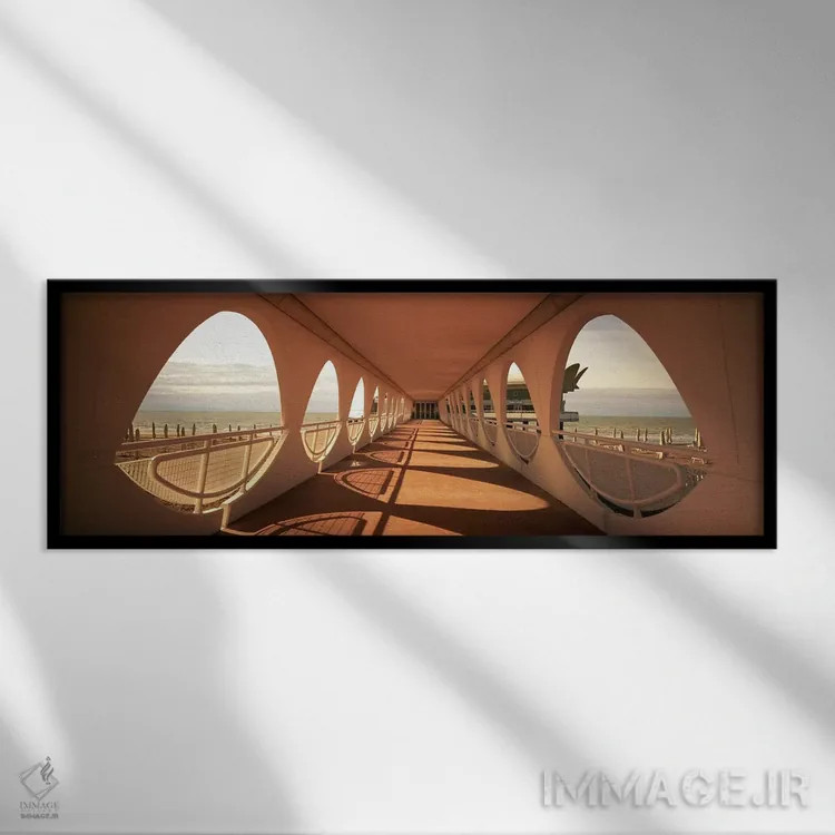 تابلو دکوراتیو Terrazza a Mare, Lignano Sabbiadoro, Friuli-Venezia-Giu… اثر پانورامیک ایمجز - نمای قابدار مشکی