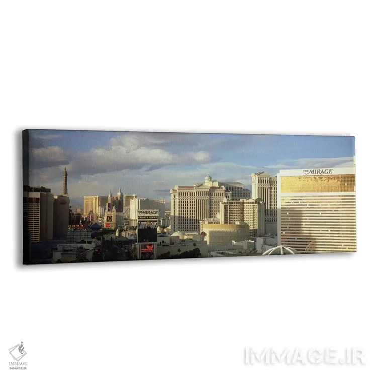 تابلو دکوراتیو The Strip, Las Vegas, Nevada, USA #2,نمای بالا از ساختم… اثر پانورامیک ایمجز - نمای پرسپکتیو محصول