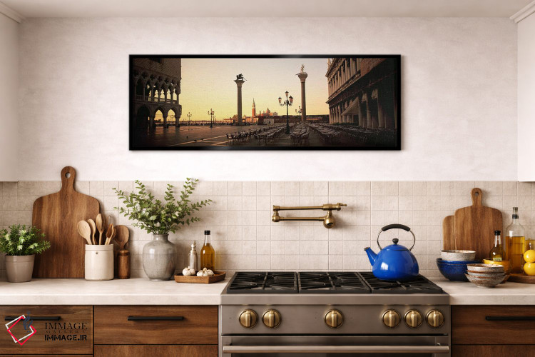 تابلو دکوراتیو Venice, Italy,میدانچه سان مارکو در غروب، ونیز، ایتالیا اثر پانورامیک ایمجز - D2B
