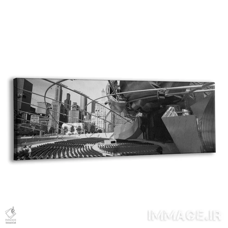 تابلو دکوراتیو Pritzker Pavilion, Millennium Park, Chicago, Illinois… اثر پانورامیک ایمجز - نمای پرسپکتیو محصول