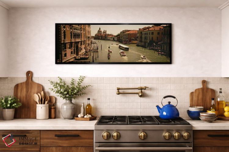 تابلو دکوراتیو Grand Canal, Venice, Italy,فعالیت روزانه، گراند کانال… اثر پانورامیک ایمجز - D2B