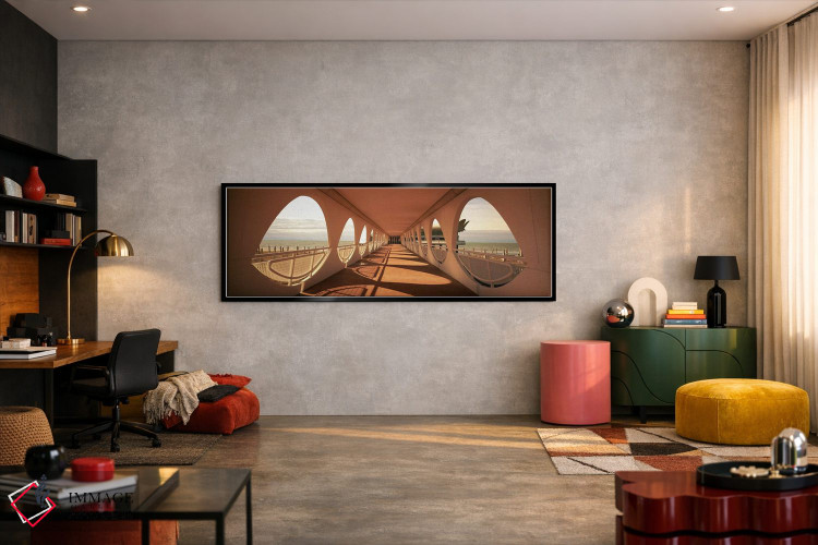 تابلو دکوراتیو Terrazza a Mare, Lignano Sabbiadoro, Friuli-Venezia-Giu… اثر پانورامیک ایمجز - D6B