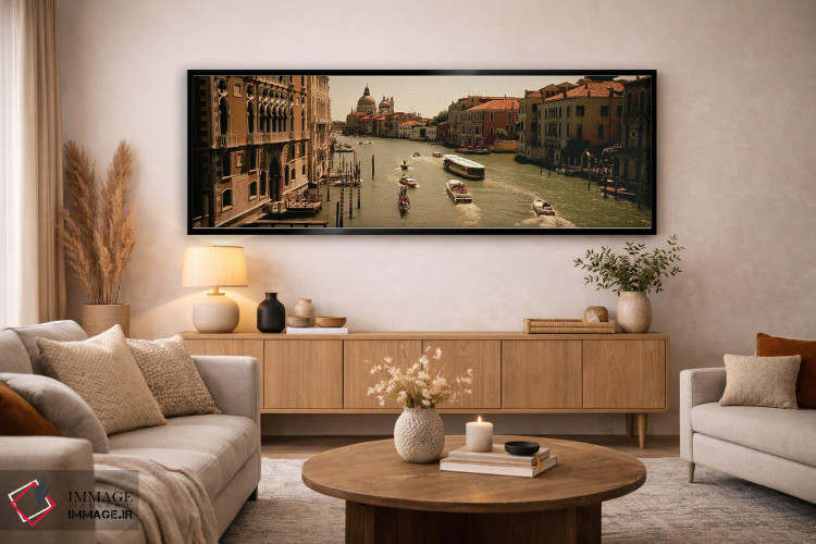 تابلو دکوراتیو Grand Canal, Venice, Italy,فعالیت روزانه، گراند کانال… اثر پانورامیک ایمجز - D5B