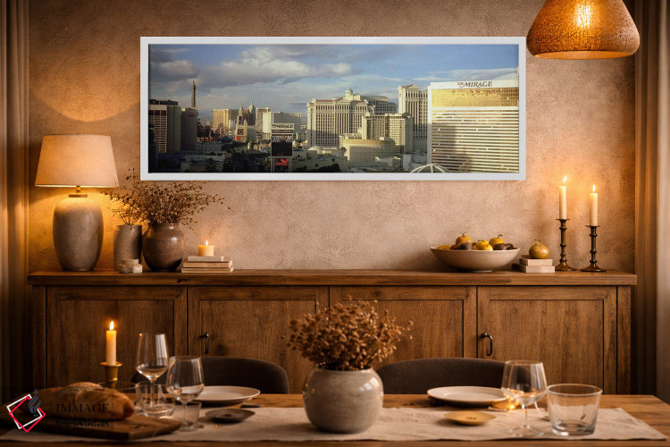 تابلو دکوراتیو The Strip, Las Vegas, Nevada, USA #2,نمای بالا از ساختم… اثر پانورامیک ایمجز - D1W