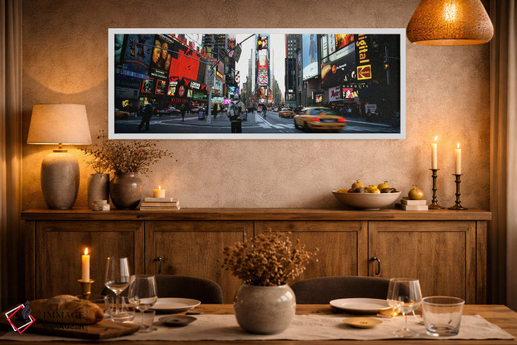 تابلو دکوراتیو Times Square, New York City, New York, USA,ترافیک در خی… اثر پانورامیک ایمجز - D2W