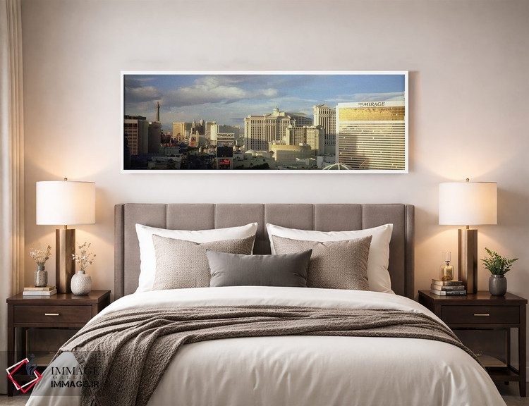 تابلو دکوراتیو The Strip, Las Vegas, Nevada, USA #2,نمای بالا از ساختم… اثر پانورامیک ایمجز - D4W