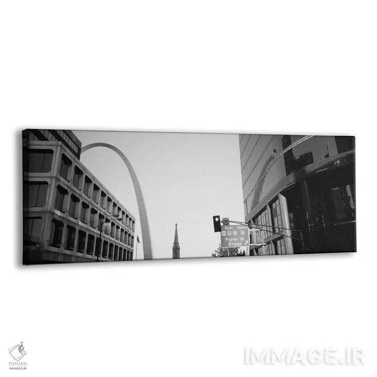 تابلو دکوراتیو St. Louis, Missouri, USA,نمای زاویه پایین از خیابان چها… اثر پانورامیک ایمجز - نمای پرسپکتیو محصول