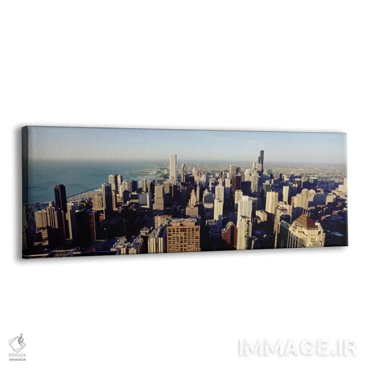 تابلو دکوراتیو Chicago, Illinois, USA #2,نمای بالا از ساختمان های شهری… اثر پانورامیک ایمجز - نمای پرسپکتیو محصول