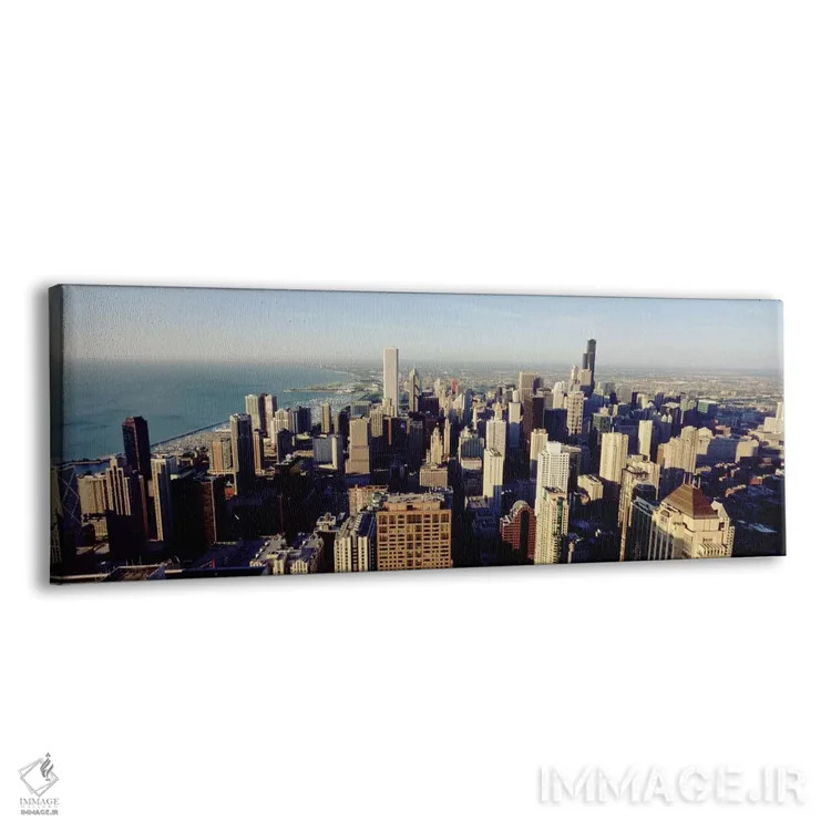 تابلو دکوراتیو Chicago, Illinois, USA #2,نمای بالا از ساختمان های شهری… اثر پانورامیک ایمجز - نمای پرسپکتیو محصول