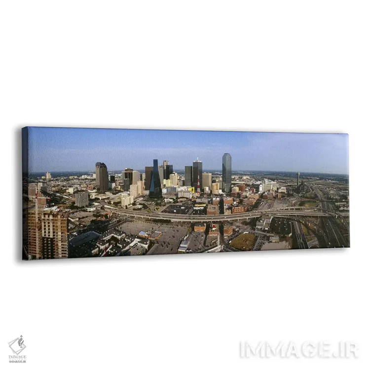تابلو دکوراتیو Dallas, Texas, USA,نمای هوایی از شهر، دالاس، تگزاس، آمر… اثر پانورامیک ایمجز - نمای پرسپکتیو محصول