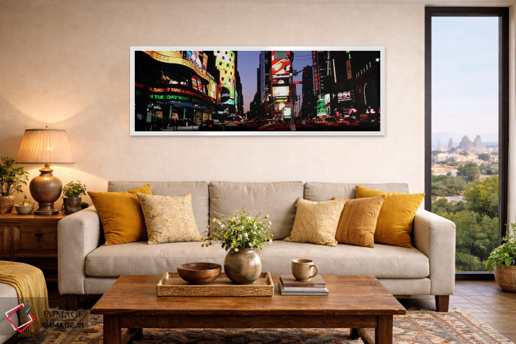 تابلو دکوراتیو Times Square, New York City, New York, USA #2,ترافیک در… اثر پانورامیک ایمجز - D5W
