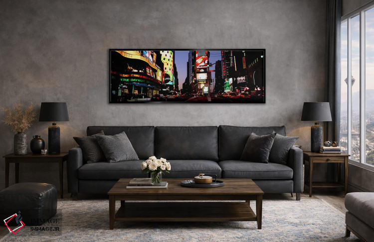 تابلو دکوراتیو Times Square, New York City, New York, USA #2,ترافیک در… اثر پانورامیک ایمجز - D6B