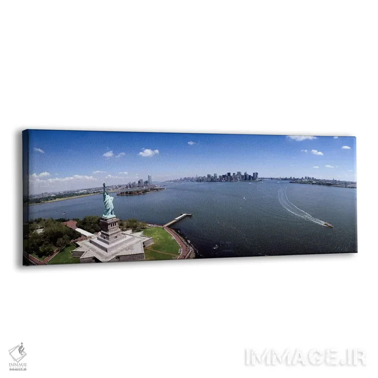 تابلو دکوراتیو Statue of Liberty, New York City, New York State, USA,ن… اثر پانورامیک ایمجز - نمای پرسپکتیو محصول