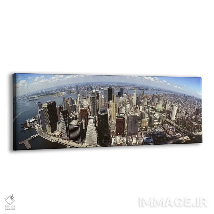 تابلو دکوراتیو New York City, New York, USA,نمای هوایی با زاویه باز از… اثر پانورامیک ایمجز - نمای پرسپکتیو محصول
