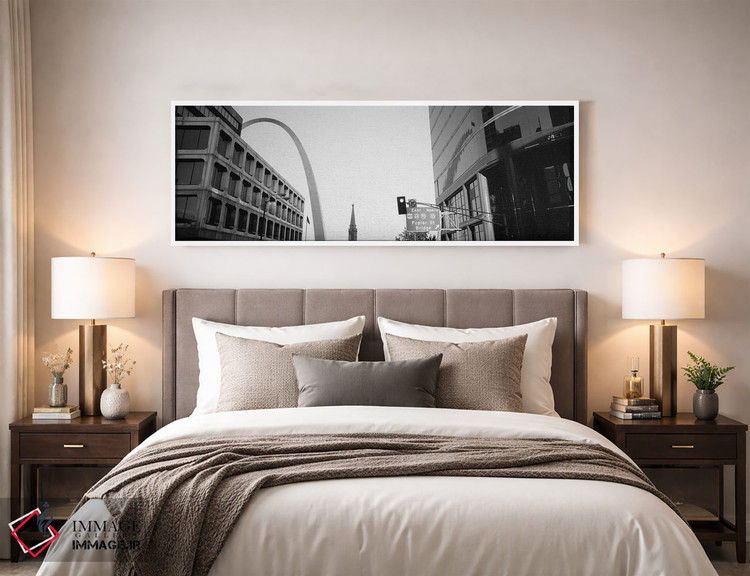 تابلو دکوراتیو St. Louis, Missouri, USA,نمای زاویه پایین از خیابان چها… اثر پانورامیک ایمجز - D5W