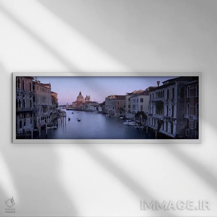 تابلو دکوراتیو Santa Maria Della Salute, Venice, Italy #2,ساختمان های… اثر پانورامیک ایمجز - نمای قابدار سفید
