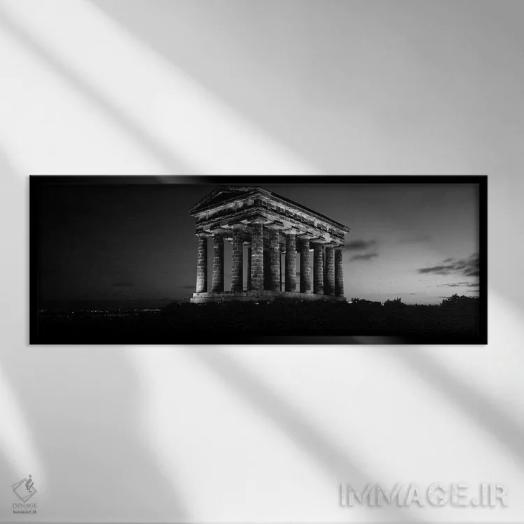 تابلو دکوراتیو Penshaw Monument, Durham, England, United Kingdom ,نمای… اثر پانورامیک ایمجز - نمای قابدار مشکی