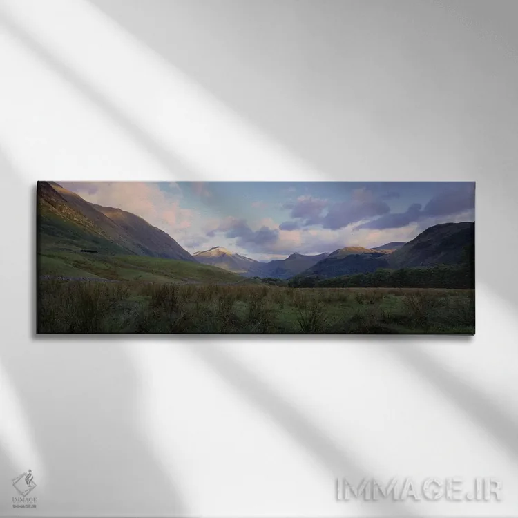 تابلو دکوراتیو Glen Nevis, Highlands, Scotland, United Kingdom,منظره د… اثر پانورامیک ایمجز - نمای روبهرو روی دیوار