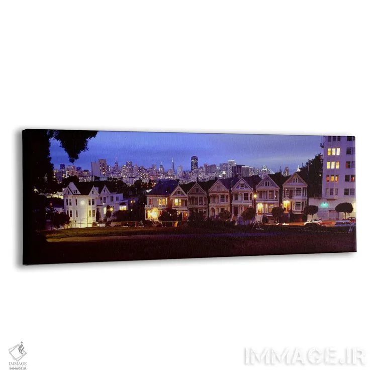 تابلو دکوراتیو Alamo Square, San Francisco, California, USA,ساختمان ها… اثر پانورامیک ایمجز - نمای پرسپکتیو محصول
