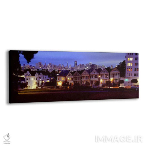 تابلو دکوراتیو Alamo Square, San Francisco, California, USA,ساختمان ها… اثر پانورامیک ایمجز - نمای پرسپکتیو محصول
