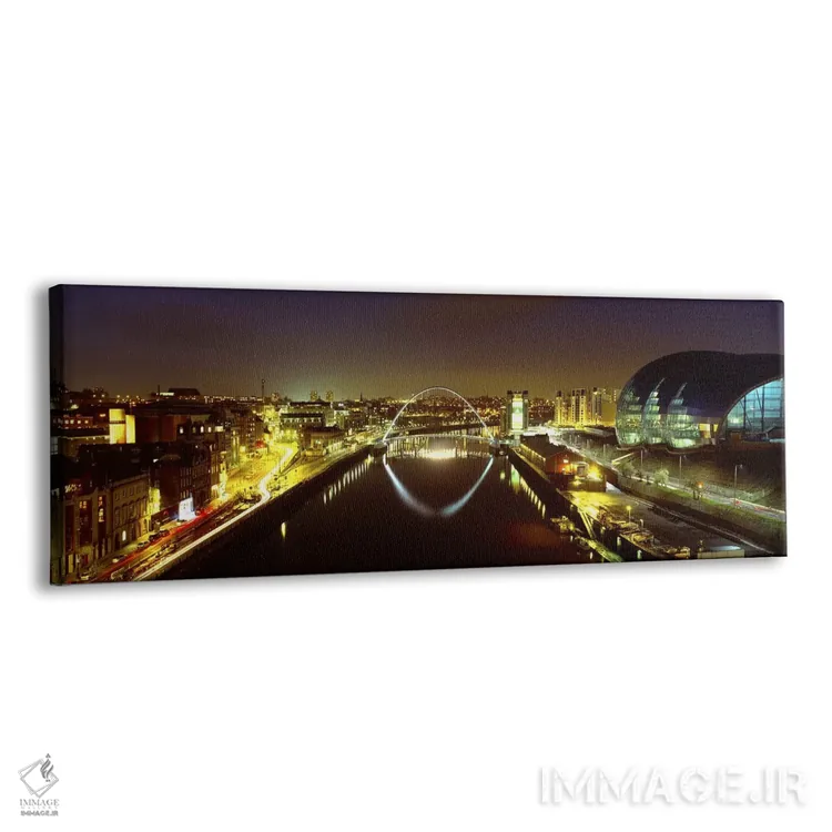 تابلو دکوراتیو Gateshead Millennium Bridge, Northumberland, England, U… اثر پانورامیک ایمجز - نمای پرسپکتیو محصول