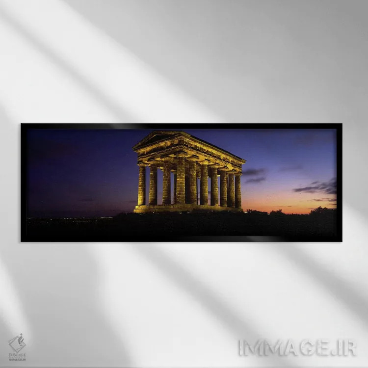 تابلو دکوراتیو Penshaw Monument, Durham, England, United Kingdom,نمای… اثر پانورامیک ایمجز - نمای قابدار مشکی